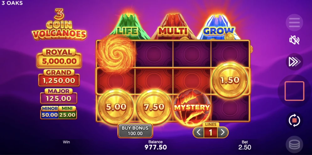 3 Coin Volcano